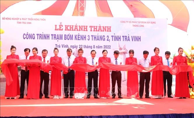 Khánh thành trạm bơm hiện đại tại tỉnh Trà Vinh